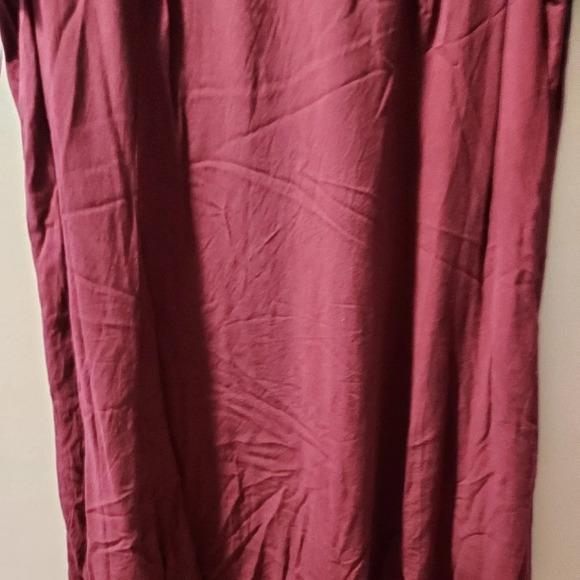 Torrid Burgundy/Purple Mini Challis Trapeze Dress in Size 1 - Picture 7 of 9